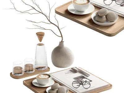 Decorative Set Collection 03 3D Model Pack