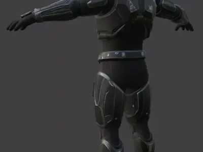 Astronaut Spacesuit 3D Model 3D model