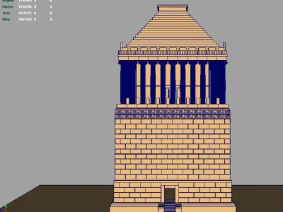 Mausoleum of Halicarnassus 3D model