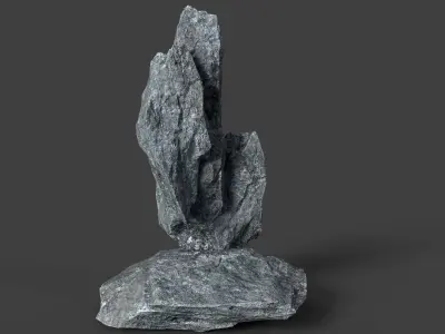 Rock 5-1 Low-poly 3D model
