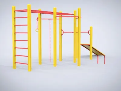 Playground for kids 3D model
