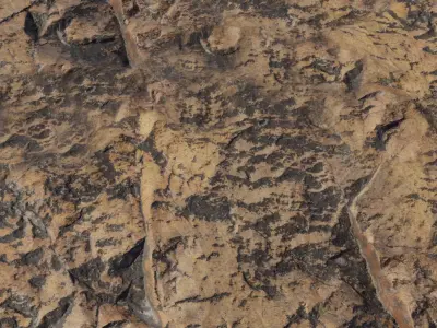 Desert Varnish Sandstone PBR Texture Texture