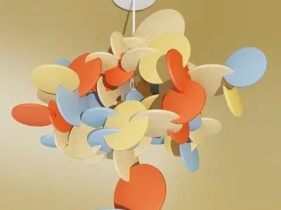 Modern Pendant Lamp 3D model