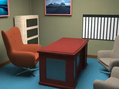 The Office Room 3D model