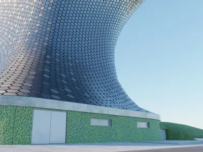 Soumaya Museum Low-poly 3D model