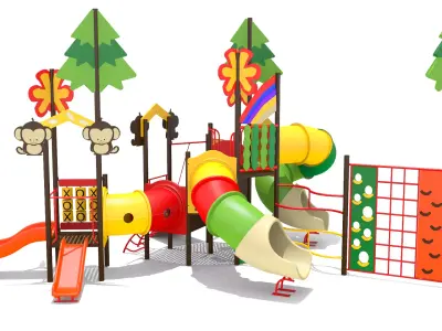Tree Playground 3D model