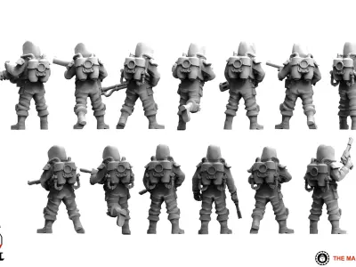 Misc - Hazmat Infantry 3D print model