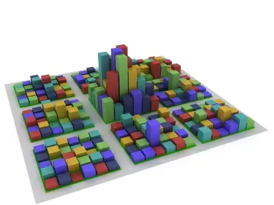 Square City 3D model