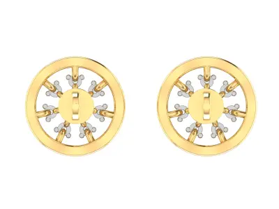 Light weight ring earrings pendant set 3dm stl 4 renders model  3D print model