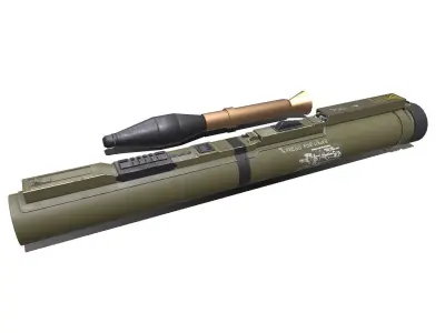 M72 LAW light Anti Tank Weapon Low-poly PBR Low-poly 3D model