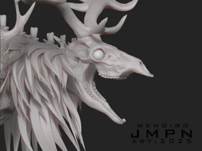 CREATURE - WENDIGO 3D print model
