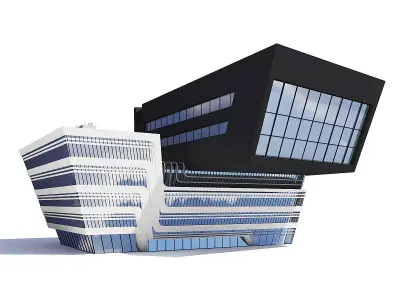 Library Building 3D Model 3D model