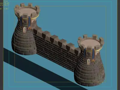 main city - Tower 3D model