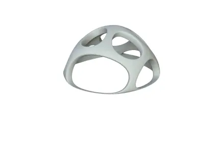 SciFi Cube Object No 53575 Low Poly Shape Low-poly 3D model