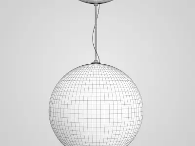 Glass Ceiling Lamp 25 3D model