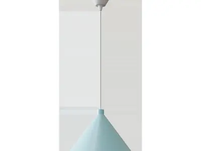 NEVLINGE Pendant lamp blue 33 cm 3D model