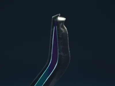 Sci-Fi Sword Low-poly 3D model purchase