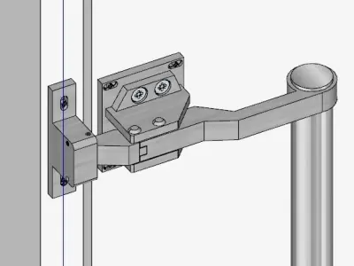 RF Shield cabinet 800x1000x2200mm 3D model