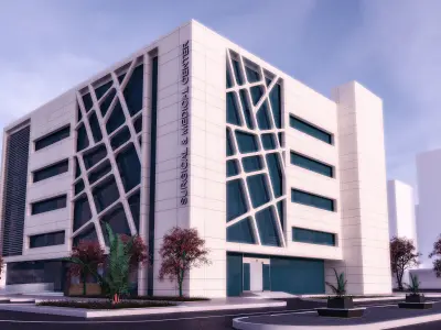 Medical- Surgical Center 3Ds Model and 2Ds Plans 3D model