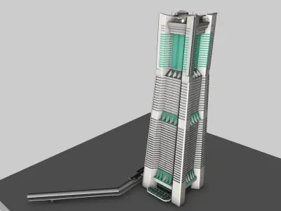Landmark Tower Yokohama 3D model