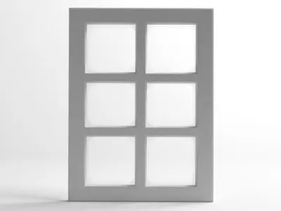 Window 3 door 3D model