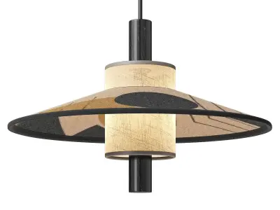 Forestier pendant lamps Thesee M S 3D model