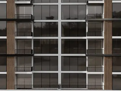 RESIDENTIAL BUILDING NO80 A 3D model