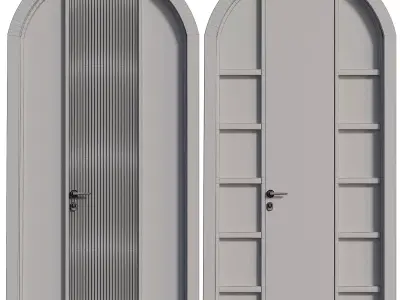 Entrance door set263 3D model
