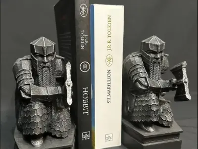 Dwarf guardian statue of Erebor 3D model