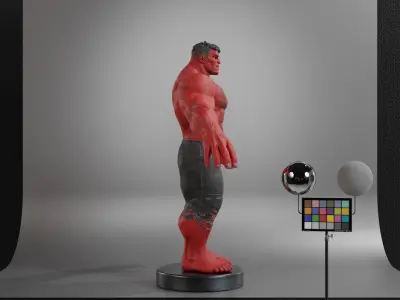 Red-Hulk 3D model