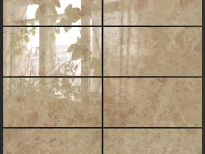 Yurtbay Seramik Emperador Gold 300x600 3D model