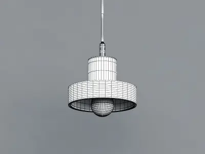 Lampatron marble pendant light 3D model