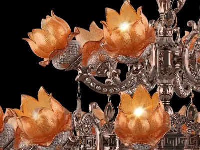 MD 89320-12-6-4 Osgona Chandelier 3D model