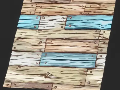  Stylized Wood Seamless Texture  Texture