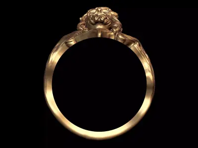 Jesus Christ Crown of Thorns Ring 3D print model