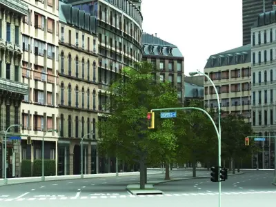 Small City 03 3D model