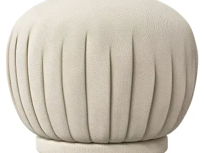 Pottery Barn Montgomery swivel stool 3D model