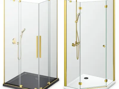 Cabin showers Radaway set 163 3D model