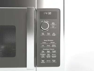 GE Profile Over-the-Range Sensor Microwave Oven 3d Model 3D model