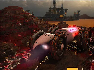 Xyff Sci Fi Truck Terran Eagle X 70 3D model