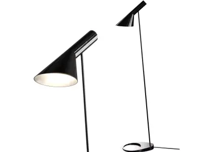 AJ LED Steel Floor Lamp by Louis Poulsen 3D model