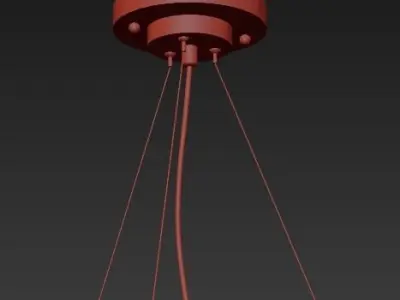 WUNDERLICHT yawov chandelier 3D model