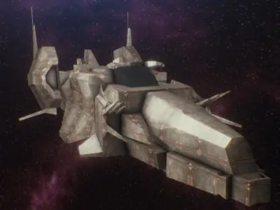 Spaceship Balkala 3D model