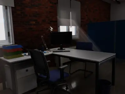 Office 01 3D model