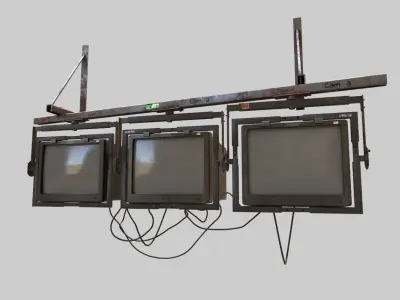 Security Monitors 3D model