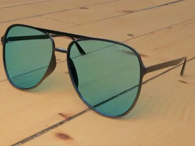 New Style Spectacle Low-poly 3D model