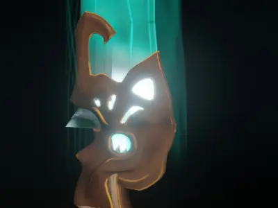 Stylish Dagger 3D Model 3D model