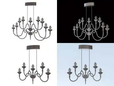 Edge pendant Free 3D model