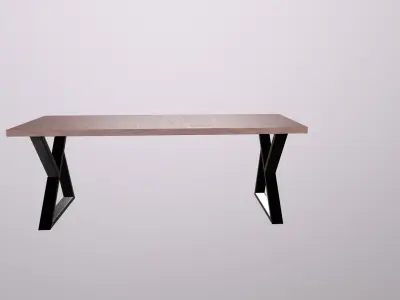 Modern table Low-poly 3D model purchase