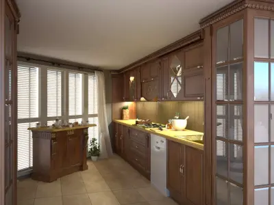 kitchen 02 3D model